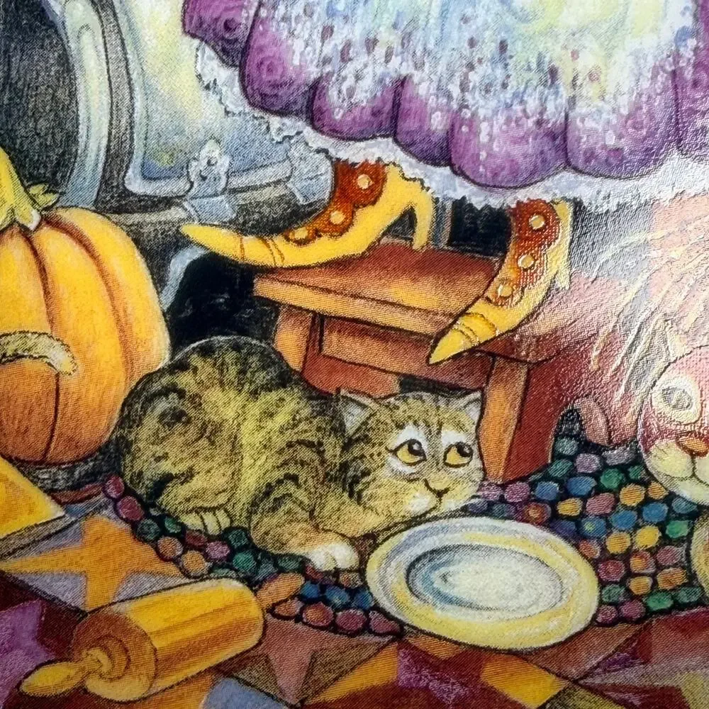 Vintage 1993 Franklin Mint Bill Bell Scaredy Cats Halloween Cat Collector Plate